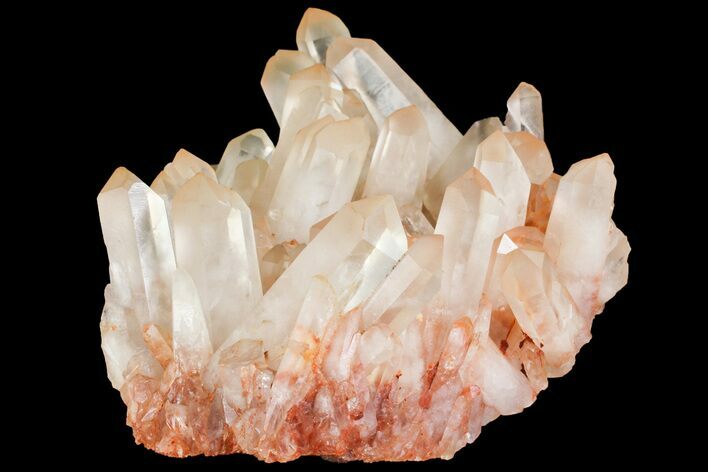 Tangerine Quartz Crystal Cluster - Madagascar #156947